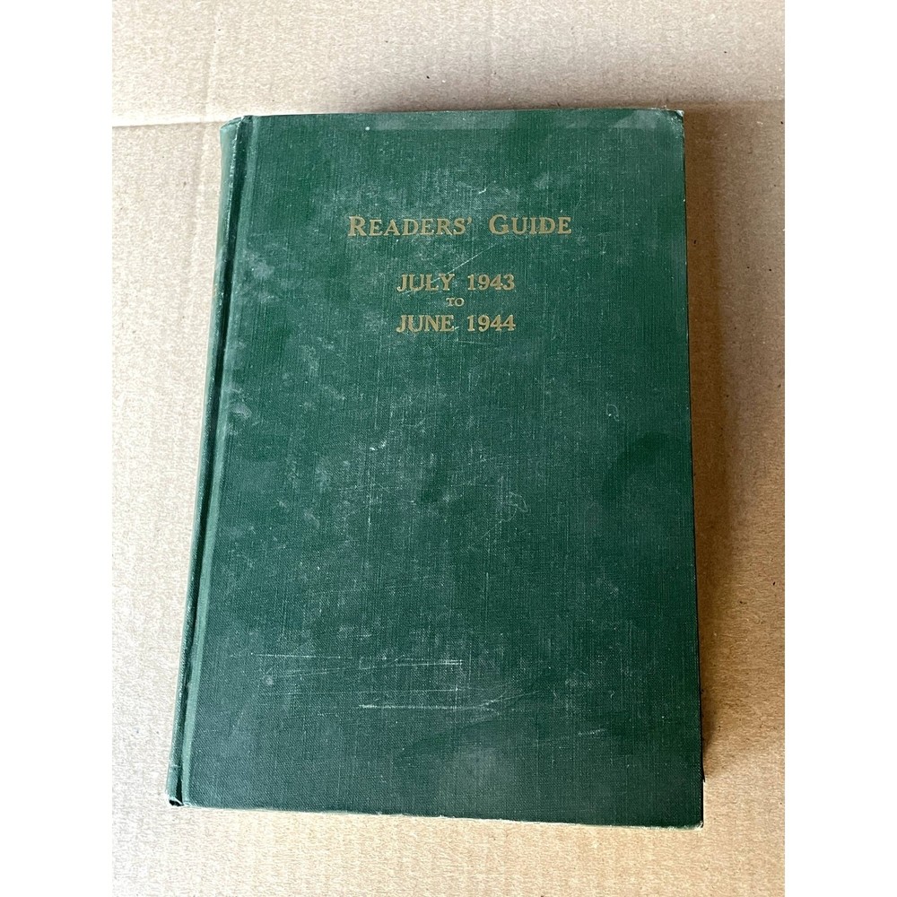 Readers Guide to Periodical Literature (July 1941-June 1943)